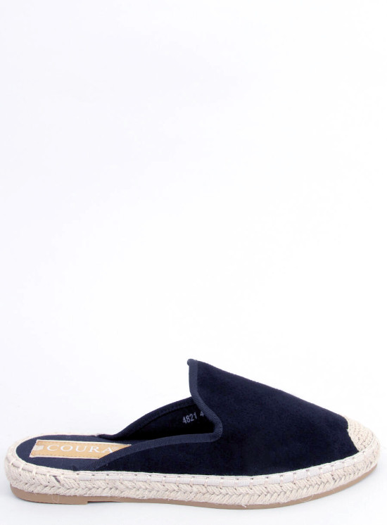 Espadrile negre cu călcâiul deschis