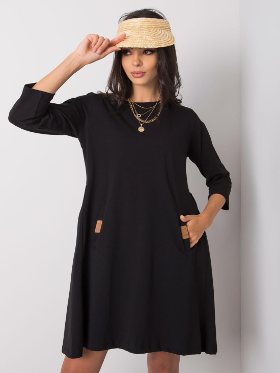 Rochie neagră lejeră