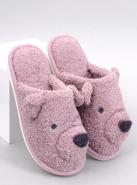 Papuci de damă roz TEDDY BEAR