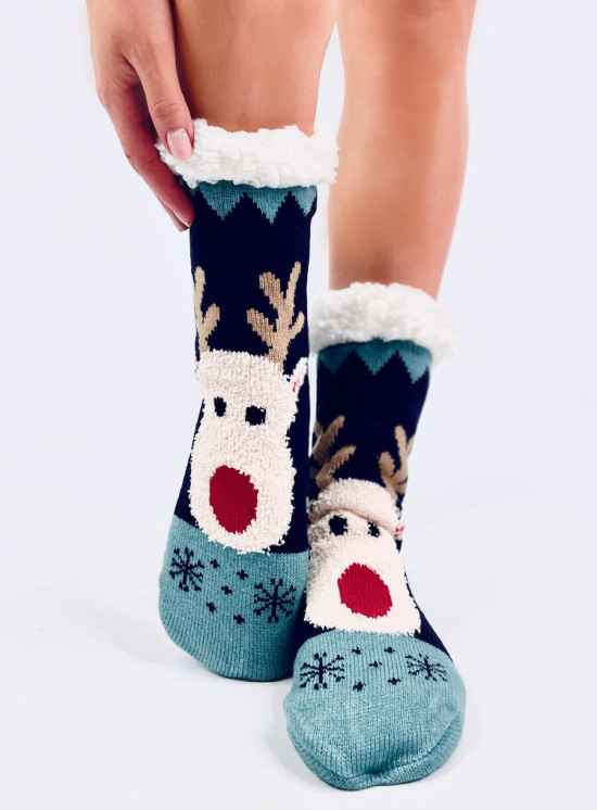 Șosete REINDEER albastru închis