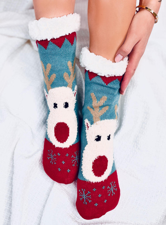 Șosete REINDEER albastre