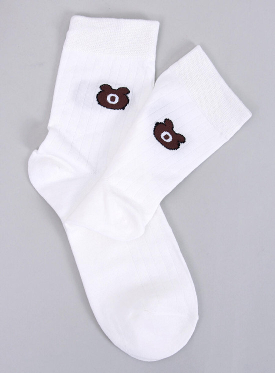 Șosete albe de damă TEDDY