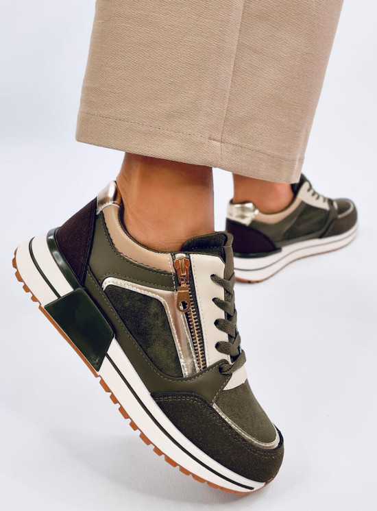 Pantofi sport de damă kaki