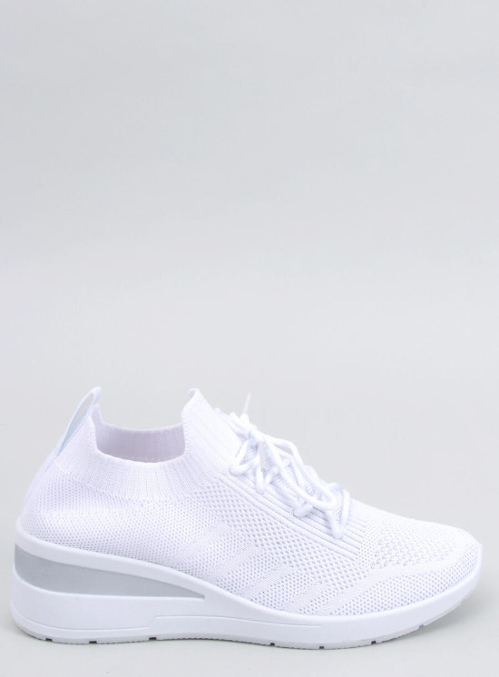 Adidași cu toc ascuns albi