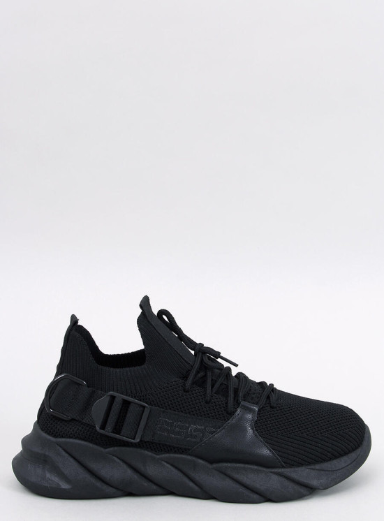 Adidași negri din material textil