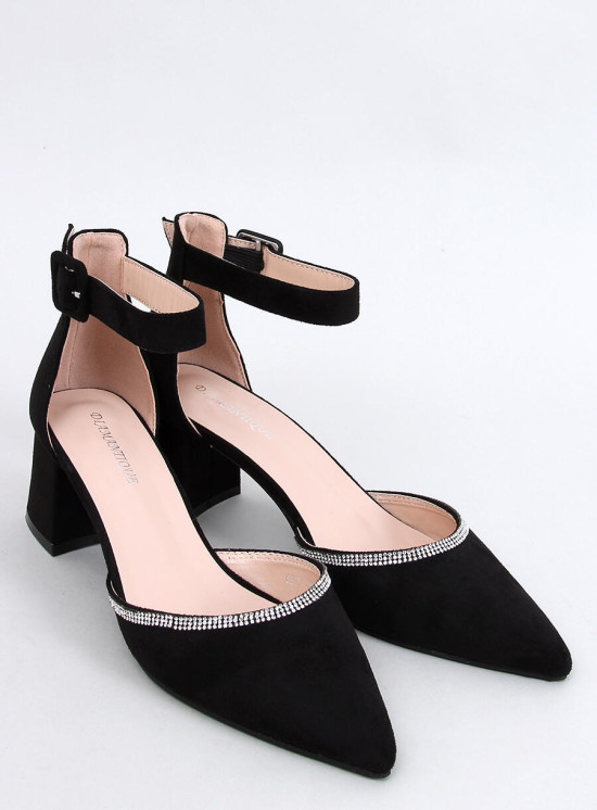 Pantofi cu închidere la gleznă negri