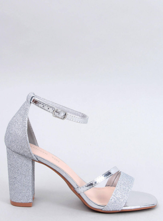 Sandale metalice elegante argintii