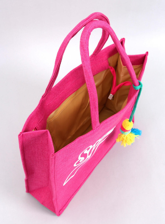 Geantă de plajă fucsia Summer