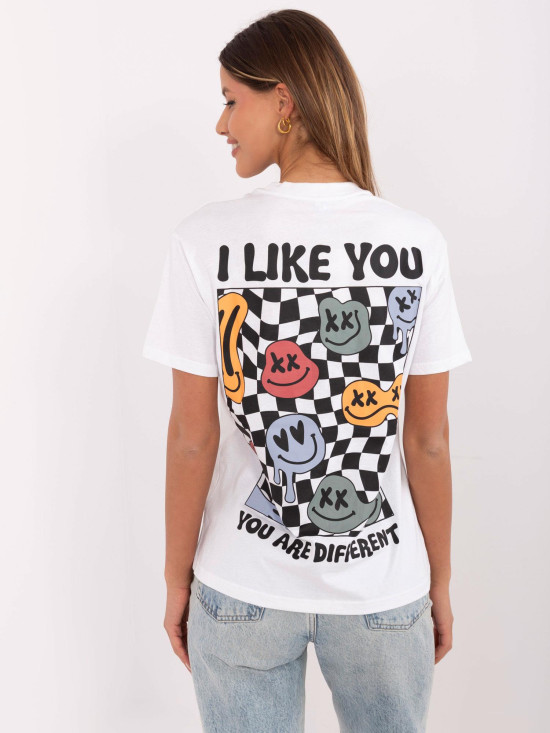 Tricou alb cu imprimeu