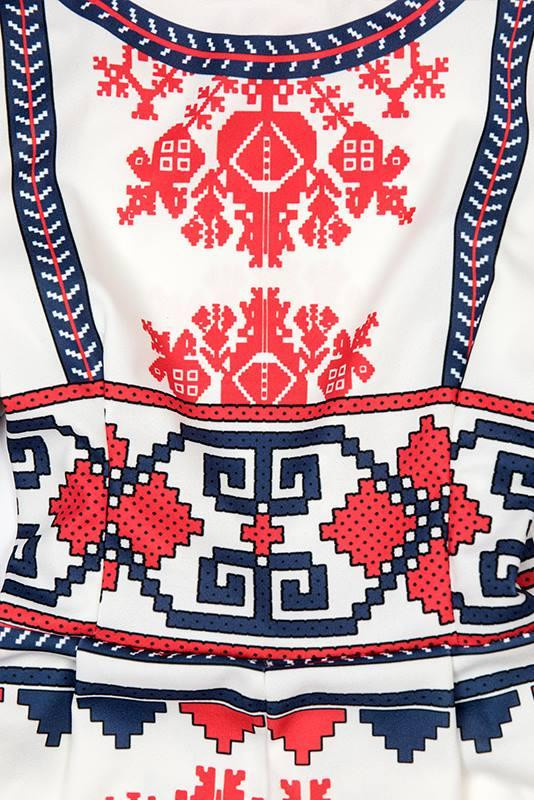 Rochie cu imprimeu FOLK