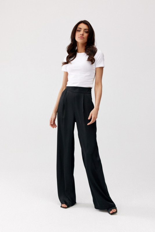 Pantaloni eleganți negri Elsa