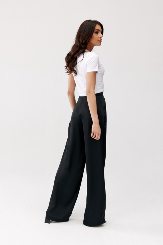 Pantaloni eleganți negri Elsa