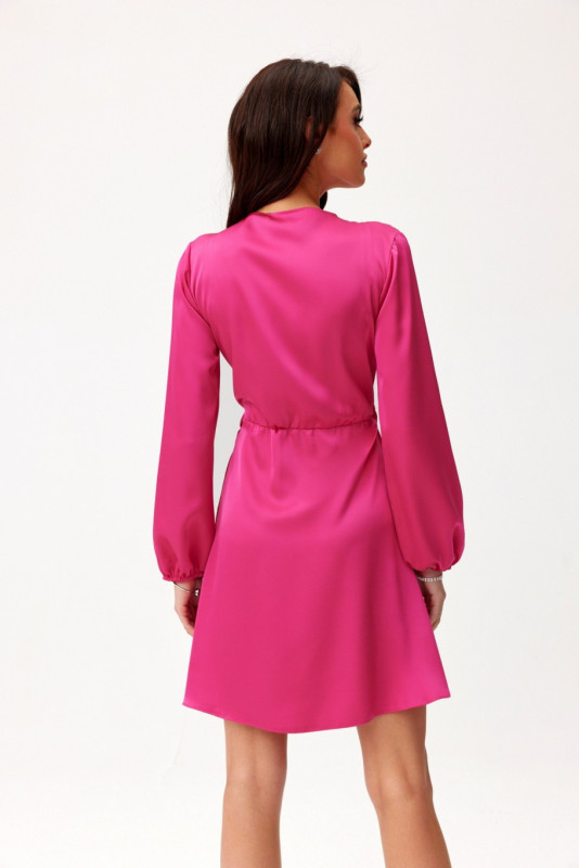 Rochie mini Catlin în culoarea amarant