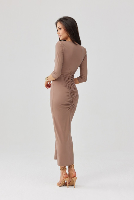 Rochie midi cappuccino