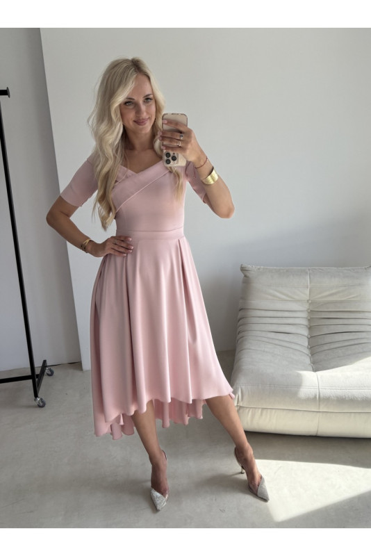 Rochie midi roz
