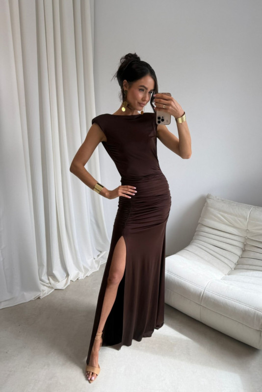 Rochie maxi maro Aurelia