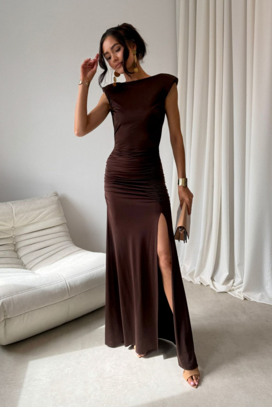 Rochie maxi maro Aurelia