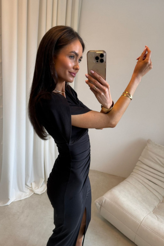 Rochie midi Melisandre neagră