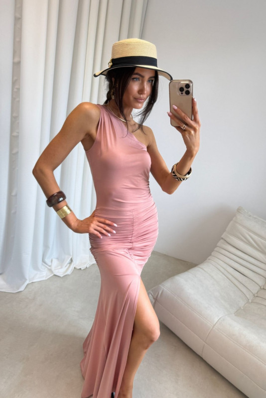 Rochie maxi roz