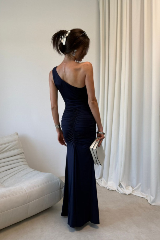 Rochie maxi în albastru închis