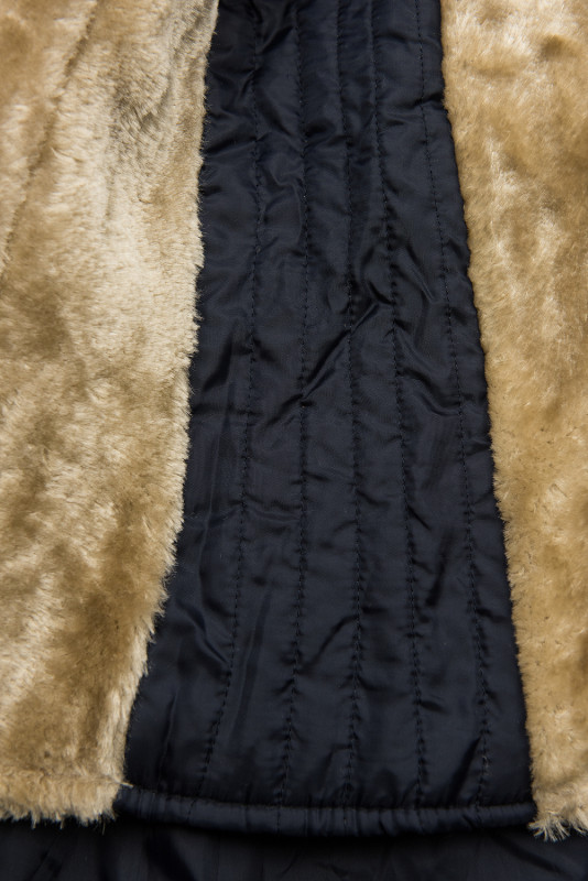 Parka albastru închis de toamnă/iarnă cu căptușeală detașabilă