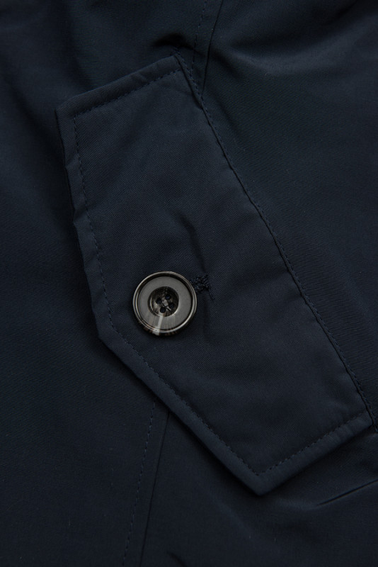 Parka albastru închis de toamnă/iarnă cu căptușeală detașabilă