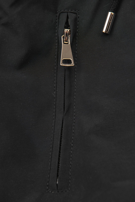 Parka ușoară de tranziție reversibilă negru/roșu