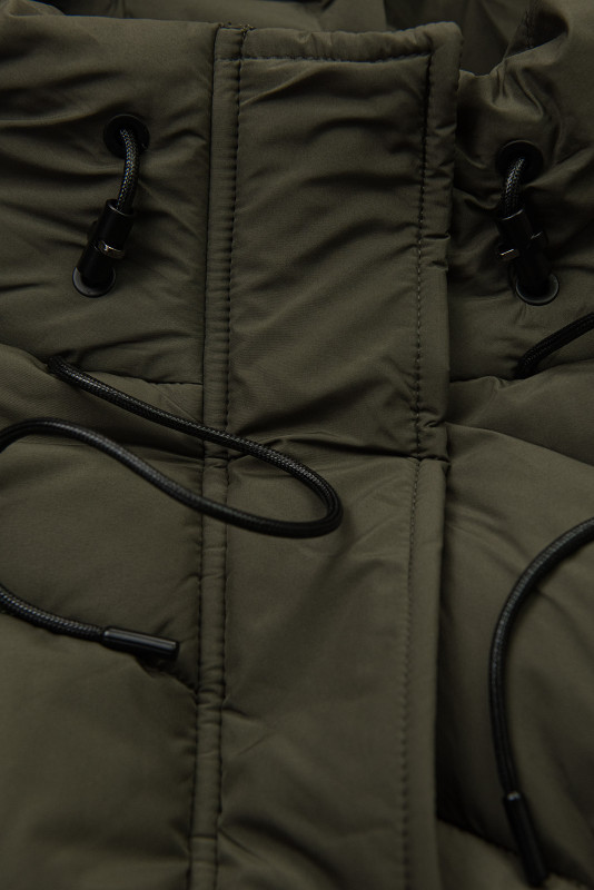 Geacă de iarnă cu glugă EVEREST kaki