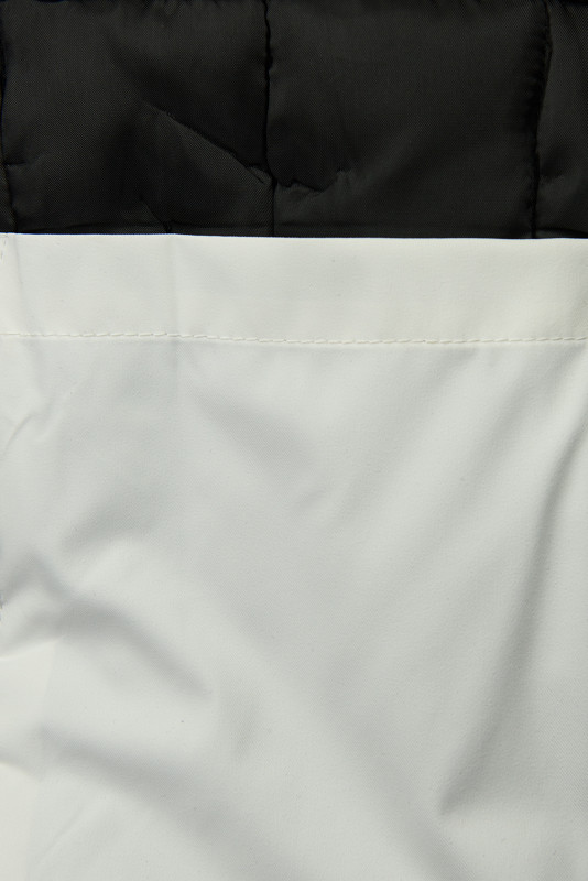 Parka lungă de iarnă pentru femei, cu șnur în talie albă