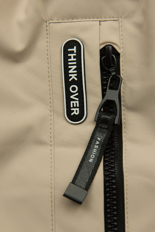 Parka de tranziție pentru damă cu glugă – Bej