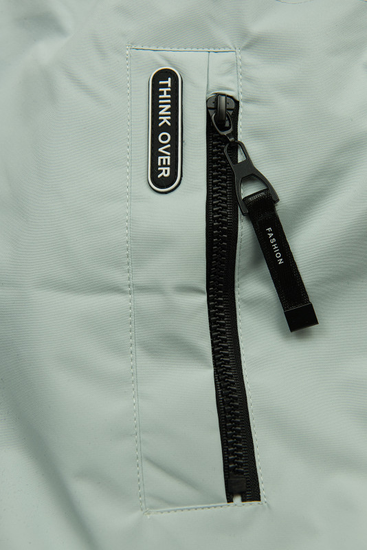 Parka de tranziție pentru damă cu glugă – Mentă