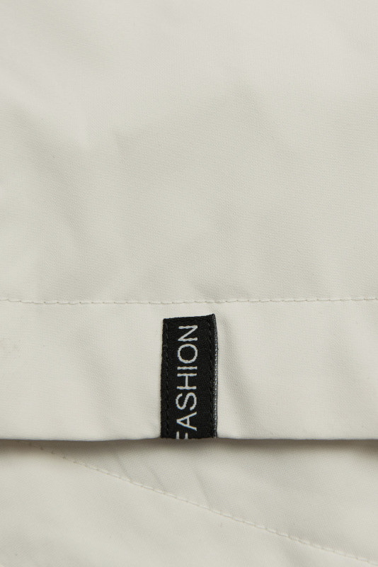 Parka de tranziție pentru damă cu glugă – Ecru