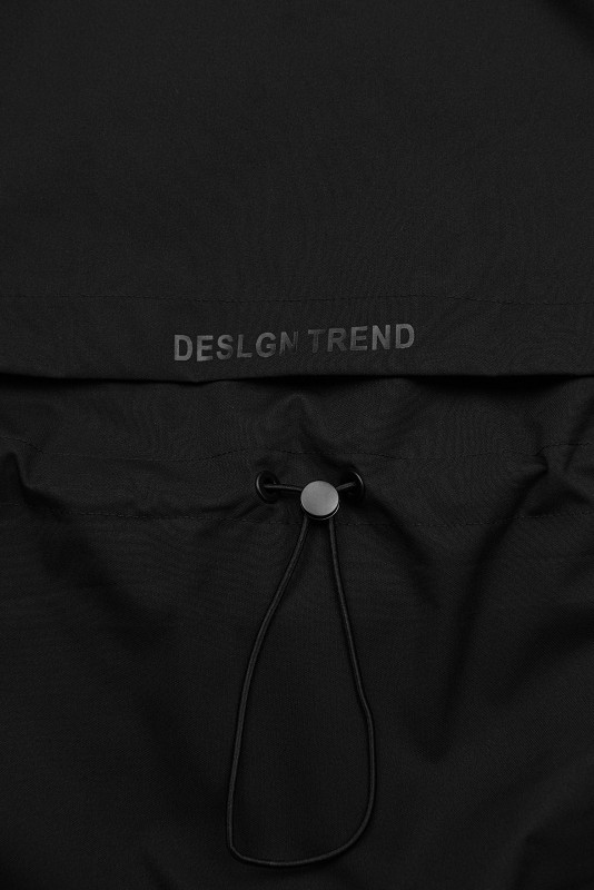 Parka de tranziție pentru damă cu glugă – Neagră