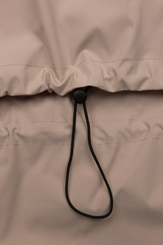 Geacă de tranziție pentru damă cu glugă - Roz prăfuit