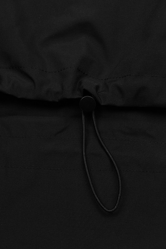 Geacă de tranziție pentru damă cu glugă - Neagră