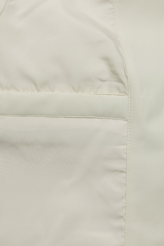 Geacă de tranziție pentru damă cu glugă - Ecru