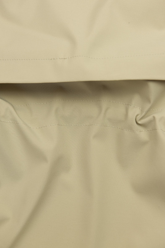 Parka elegantă pentru damă cu detalii aurii bej