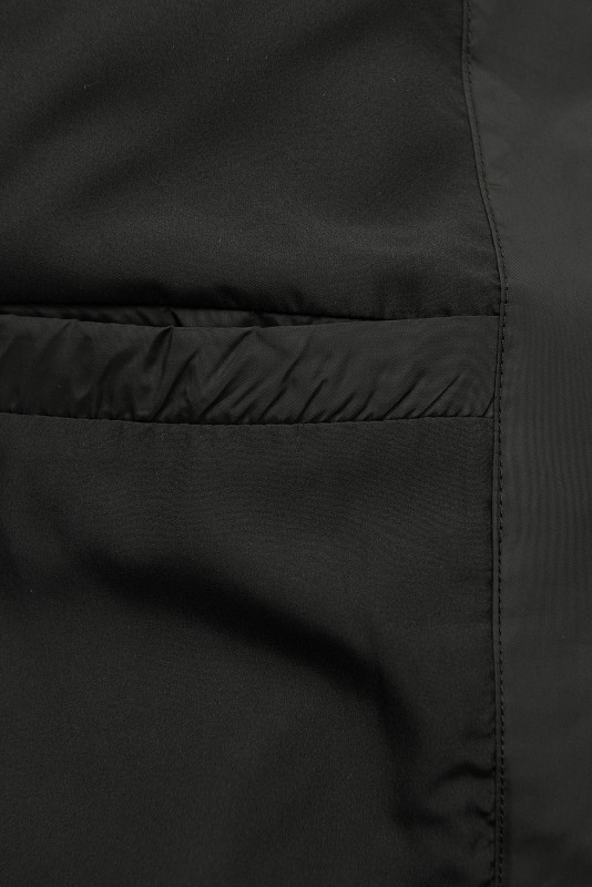 Geacă matlasată de primăvară pentru damă neagră