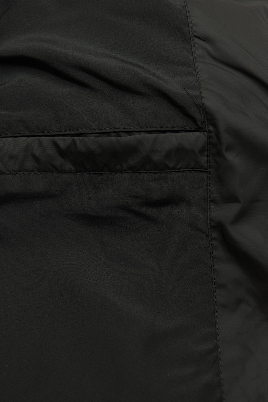 Geacă de tranziție pentru damă cu mâneci tricotate neagră