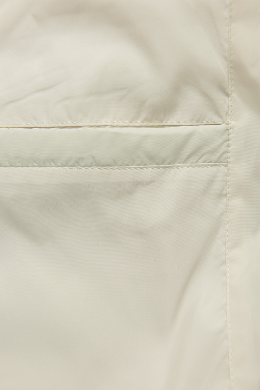 Geacă de tranziție pentru damă cu mâneci tricotate ecru