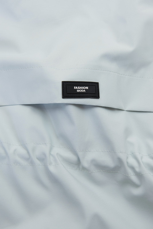 Parka albastru deschis pentru primăvară/toamnă