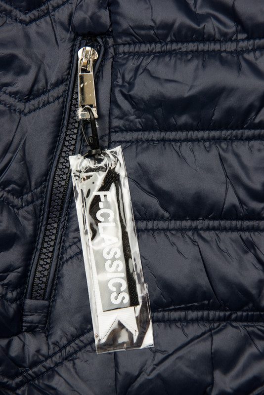 Geacă ușoară de tranziție bleumarin