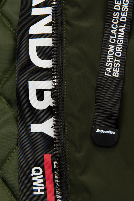 Palton/parka prelungit/ă kaki