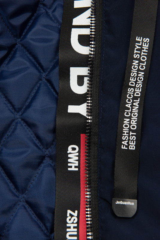 Palton/parka prelungit/ă bleumarin