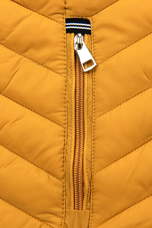 Jachetă de tranziție ușoară galben muștar