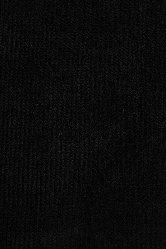 Pantaloni negri casual cu elastic în talie