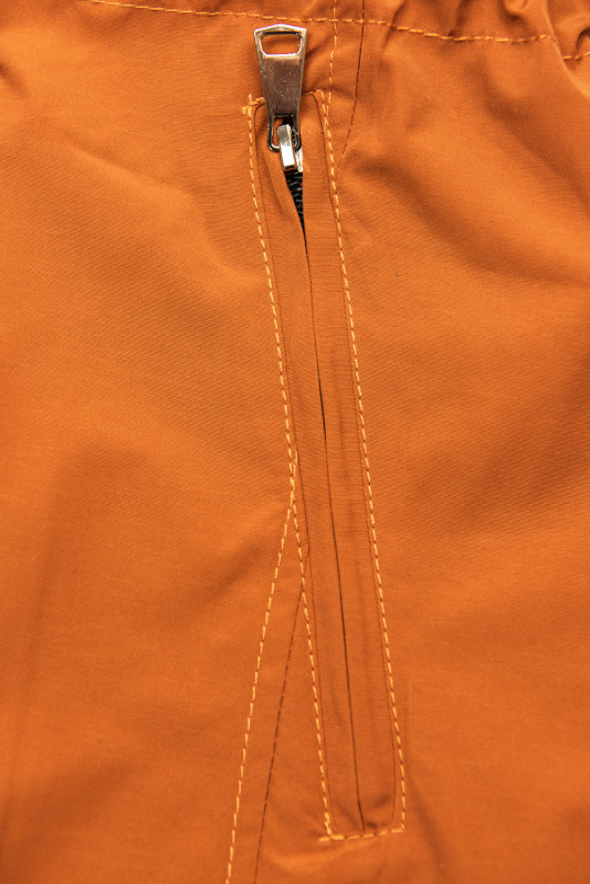 Parka reversibilă cu imprimeu cărămidă/maro