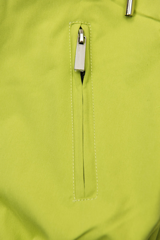 Parka verde deschis cu buline