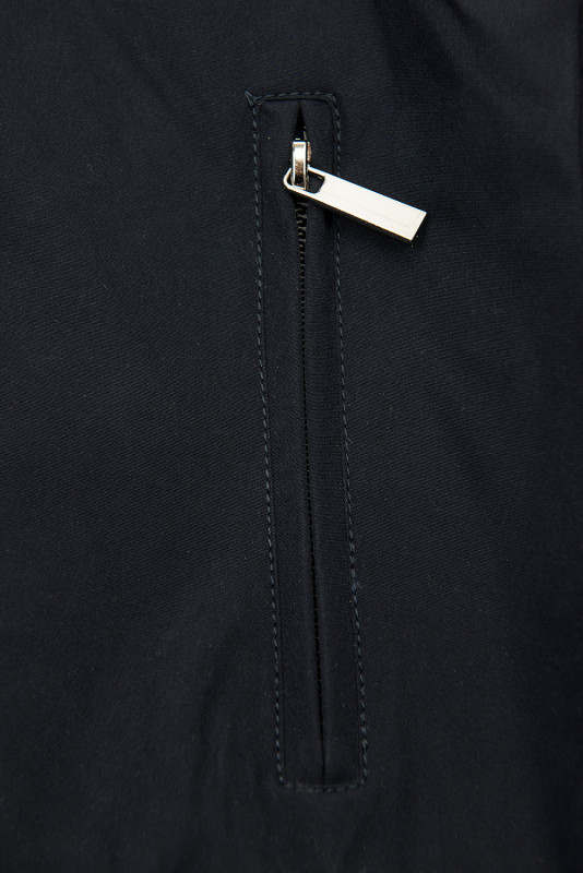Parka reversibilă de tranziție albastru închis/maro