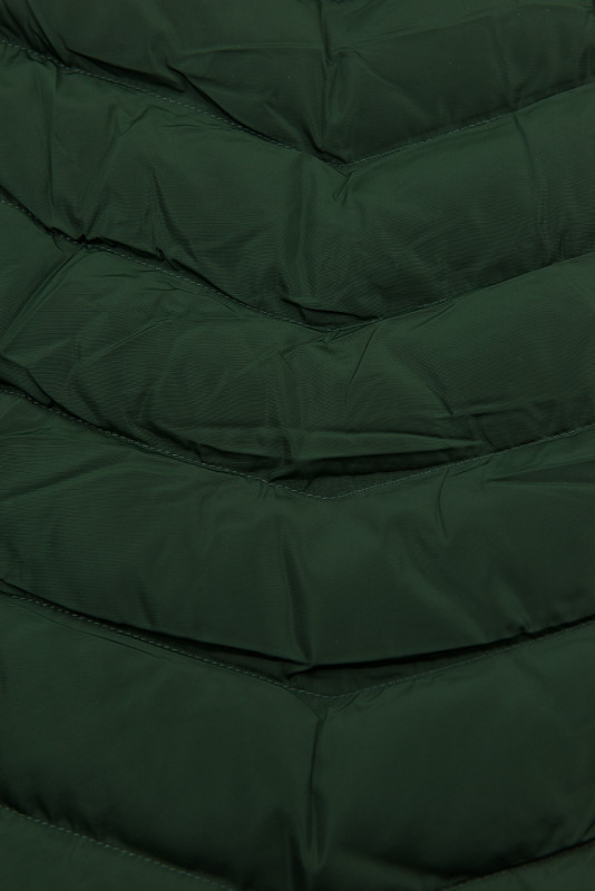 Geacă verde închis pentru toamnă/iarnă